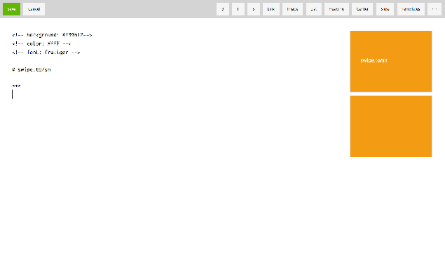 Slide deck previews in the new version of Swipe. (Image: Swipe)
