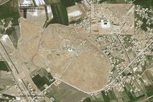 The US Department of State's Bureau of Cultural and Educational Affairs released these 2014 images which show lootings pits dug into the ruins of the ancient city of Mira. (Courtesy: US Dept. of State)