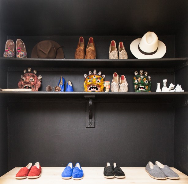A closet filled with Sabah's (Photo: Emily Assiran for Observer)
