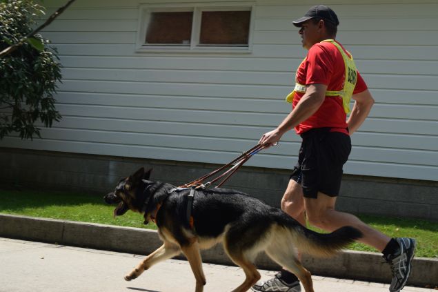 Klinger was chosen for his genuine love of running—it's not an extra burden for him. (Photo: Guiding Eyes for the Blind)