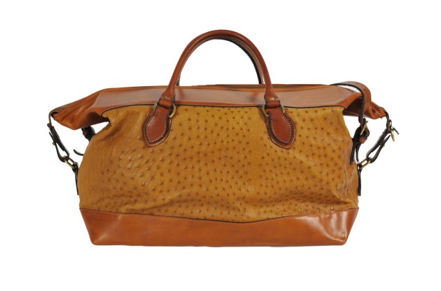 Gladstone Ostrich Bag by Rutherfords of England, $3,600. (Photo: Courtesy Celin Haeberly)