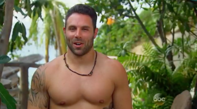 "me date clare, date go good" (Photo: ABC)