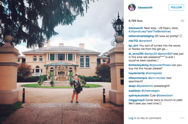 Ms. Bosworth played tennis. (Photo: Instagram/Lo Bosworth)