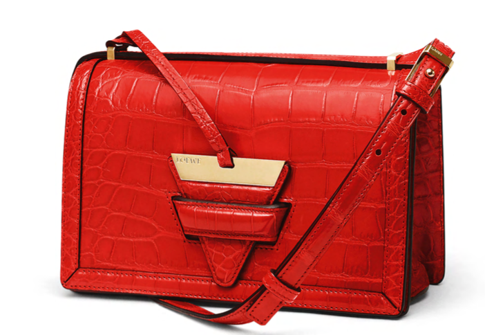 Mini Square Bag Crocodile Embossed Flap PU Red | SHEIN USA