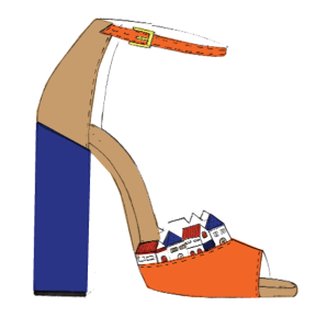 A sketch of Novis and Malone Souliers' shoe collab. (Photo: Novis x Malone Souliers)