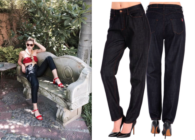 Mia Moretti and her Siwy jeans. (Photos: Mia Moretti, Siwy)