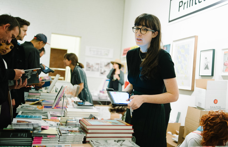 The Printed Matter booth at NYABF14. Photo courtesy BJ Enright Photography.