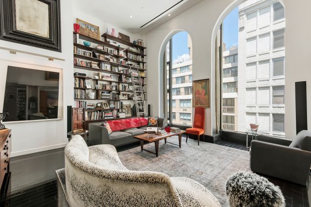 The duplex in 15 Union Square West, a building once the headquarters of Tiffany & Co. (CORE)