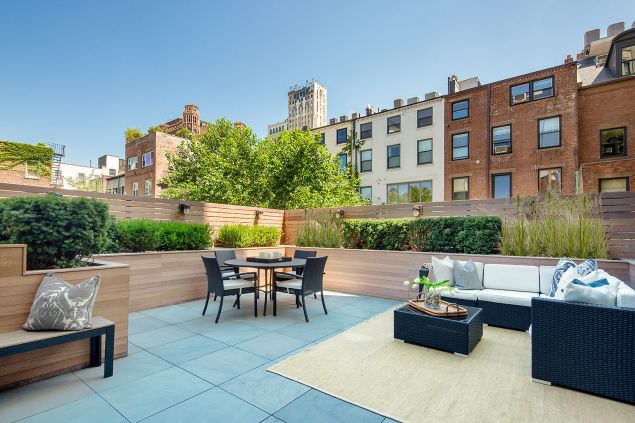 Opens onto this landmarks-approved rooftop terrace. (Travis Mark/Sothebys)