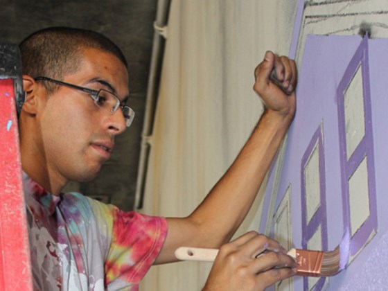 Artist Antonio Ramos; Image courtesy of a fundraising site, YouCaring.com, raising monies for his family.
