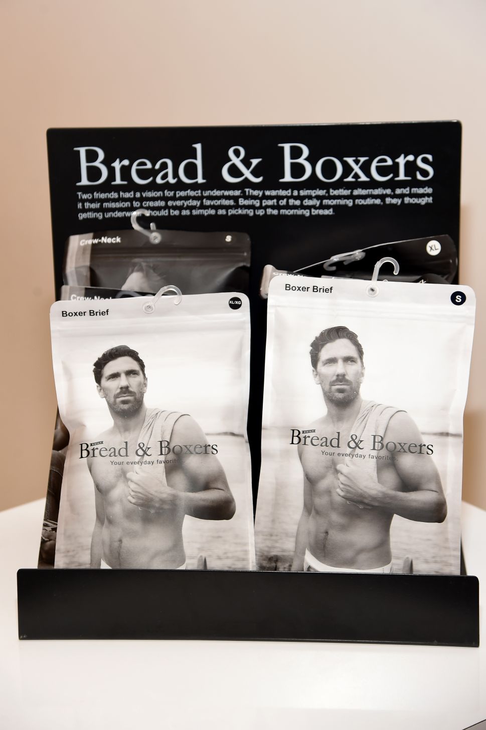 Henrik Lundqvist for Bread & Boxers (Photo by Jamie McCarthy for Getty Images).