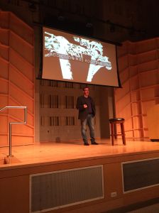 Mike McHargue speaks at Baruch College