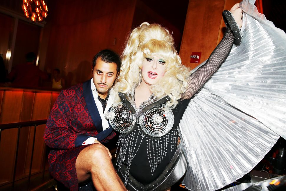 Arman Nafeei, Lady Bunny at The Top of The Standard or "The Boom Boom Room" (Photo: BFA).