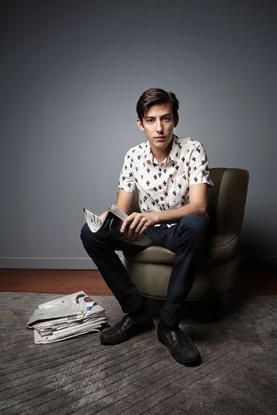 Caleb Madison, 22, is BuzzFeed's new puzzles editor. (Photo: Celeste Sloman for Observer)