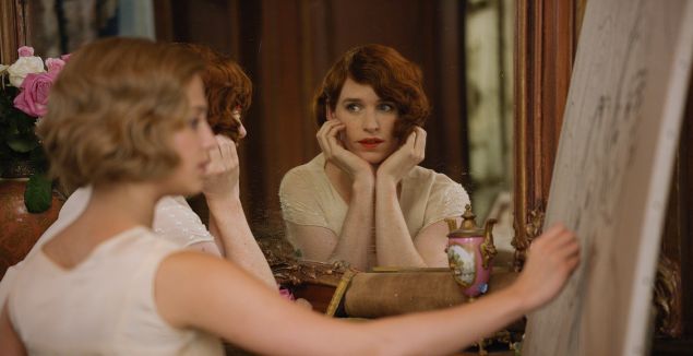 Eddie Redmayne as transgender pioneer Lili Elbe in The Danish Girl.