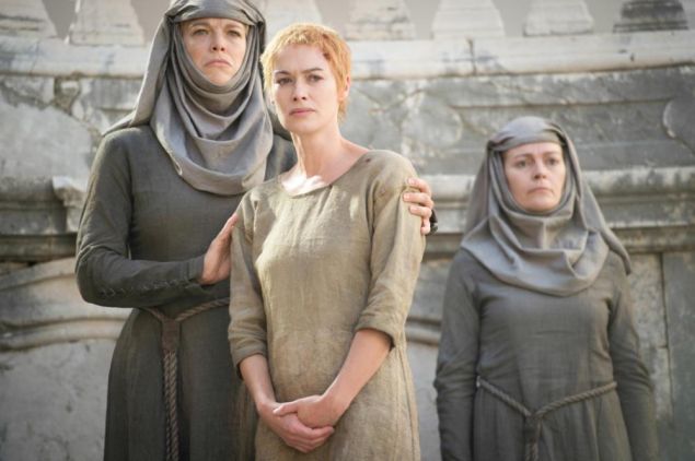 Pictured: Lena Headey arriving to the Emmys. (Macall B. Polay, Courtesy of HBO)
