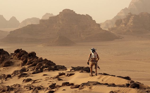 Matt Damon in The Martian.