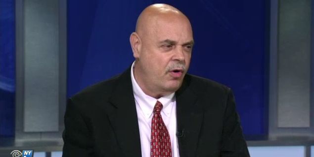 Glen Oaks Village President and CFO Bob Friedrich (Screengrab: NY1).