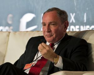 Stratfor Global Intelligence CEO George Friedman delivers a speech during a conference in the framework of the "Mexico Business Summit" in Queretaro, Mexico, on November 12, 2012. The meeting will last until November 13. AFP PHOTO/RONALDO SCHEMIDT (Photo credit should read Ronaldo Schemidt/AFP/Getty Images)