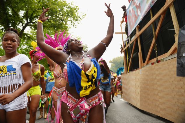 A dancer at a recent West Indian Day Parade. (Photo: Michael Loccisano/Getty Images)