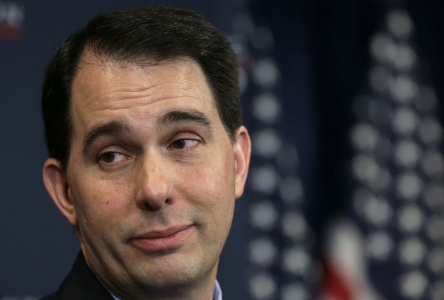 Wisconsin Gov. Scott Walker. (Photo by Win McNamee/Getty Images)