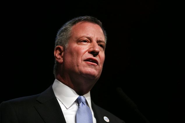 Mayor Bill de Blasio.