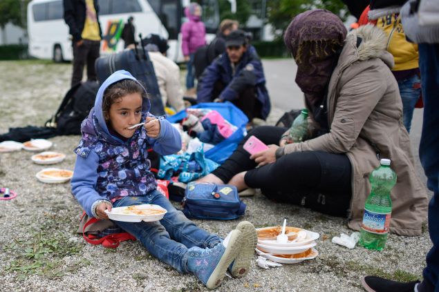 Syrian refugees in Munich, Germany. (Photo: Philipp Guelland/Getty Images)