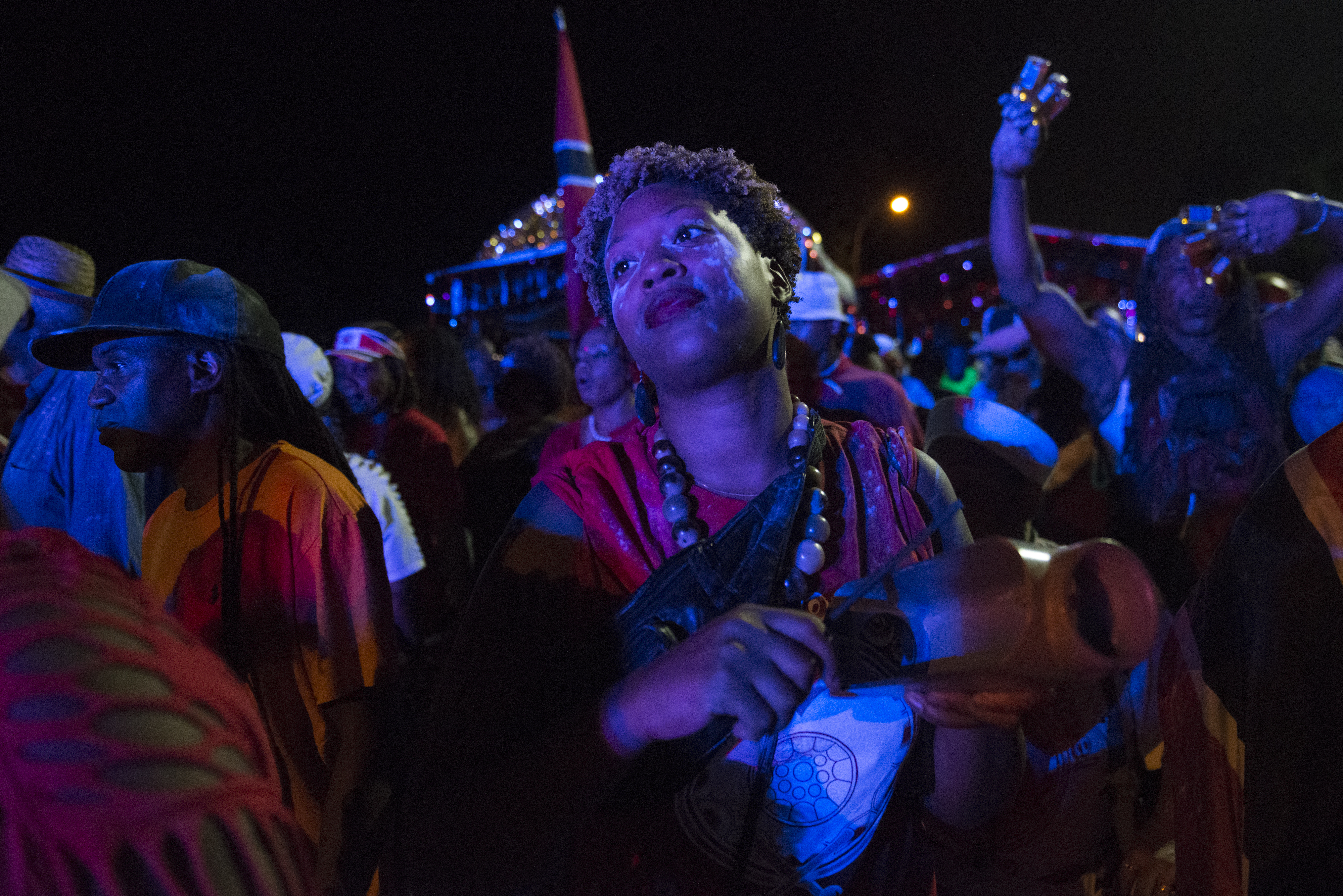 Revelers participate in Jouvert, an annual Caribbean street festival, celebrated each Labor Day in Brooklyn (Photo by Stephanie Keith/Getty Images)
