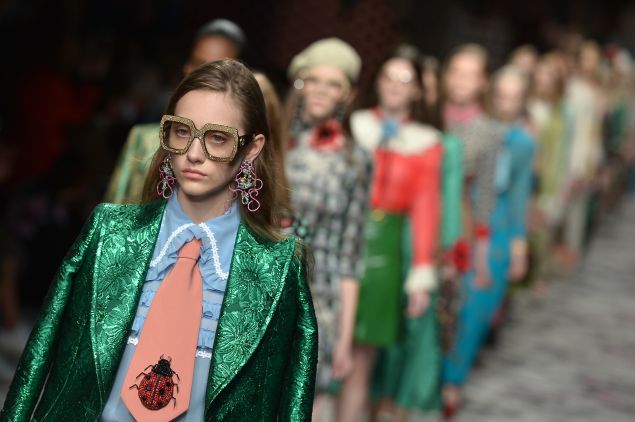 Look at those details! (Photo: Tiziana Fabi/AFP/Getty Images)