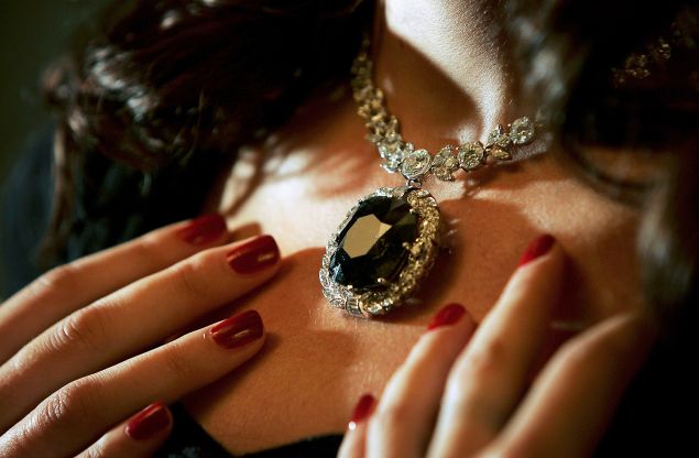 The Black Orlov diamond has a less-than-sparking past (Photo by Bruno Vincent/Getty Images)