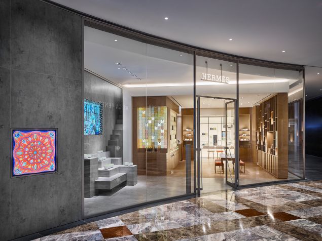 The entrance to the shop. (Photo: Hermès)