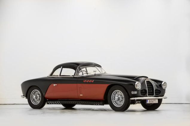 The 1954 Bugatti Type 101C Coupé
, with coachwork by Antem. The car was once owned by American actor Nicholas Cage. (Photo: Bonhams)