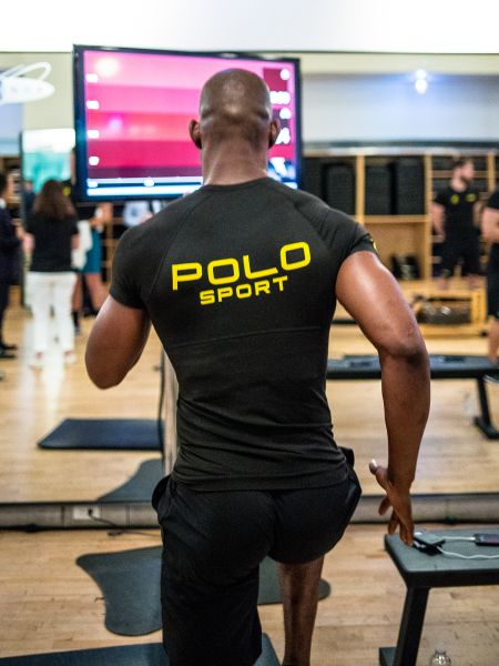 Ralph Lauren's PoloTech smartshirt in action. (Photo courtesy of Ralph Lauren)