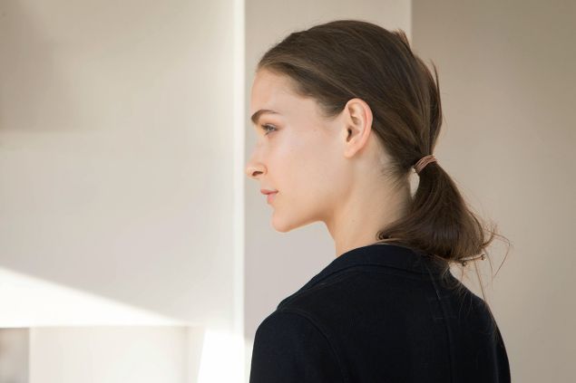 A model's finished look. (Photo: Observer/Kaitlyn Flannagan)