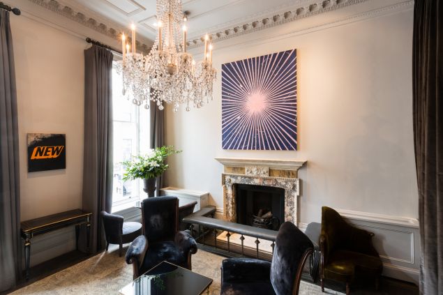 Andrew Brischler's show installed at the posh Arts Club gallery. (Photo: Mark Blower, Courtesy: The Arts Club)