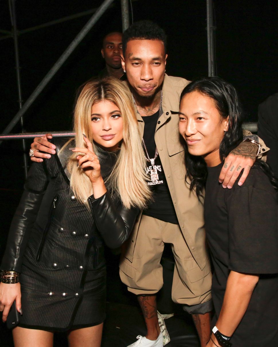 Alexander Wang, Tyga, Kylie Jenner (Photo: BFA). 