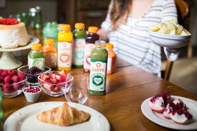Lumi pairs well with actual food. (Photo: Lumi)