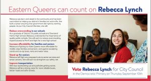 The back of the mailer.