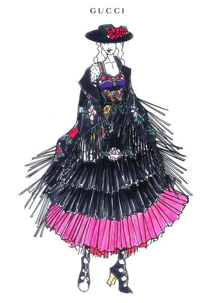 Gucci for Madonna's Rebel Heart Tour