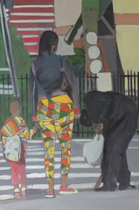 Pueblo del Rio: Stained Glass Pants by the late Noah Davis. (Photo: Courtesy of Michelle Papillion)