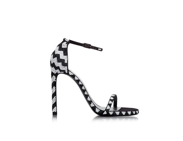 Stuart Weitzman PAVENUDIST Jet Chevron, $2,895, Stuart Weitzman SoHo, 118 Spring Street, 212-226-3440. (Photo: Courtesy)