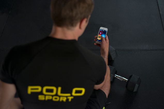 The smartshirt is machine washable and won't wear out over time. (Photo courtesy of Ralph Lauren)