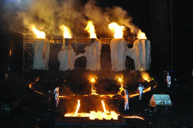 Matthew Barney and Jonathan Bepler, River of Fundament, 2014, production still, courtesy of Gladstone Gallery, New York and Brussels, © Matthew Barney, photo by Hugo Glendinning