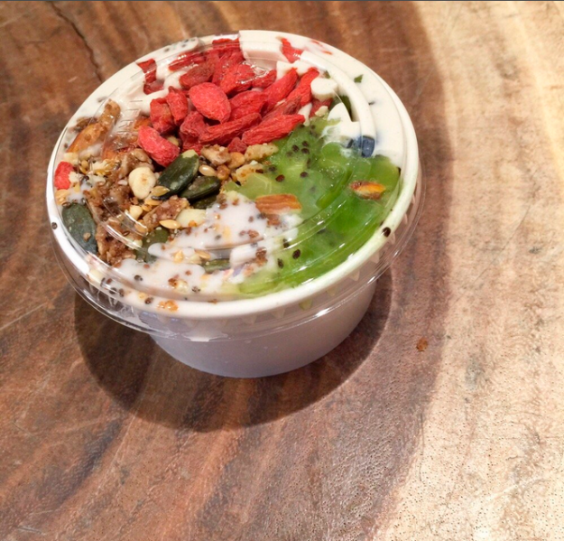 A chia pudding concoction at Hu Kitchen. Photo: Yelp)