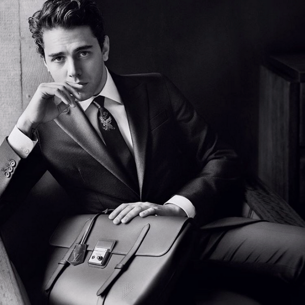 Another shot of Xavier Dolan in Louis Vuitton's new campaign. (Photo: Instagram/Louis vuitton)