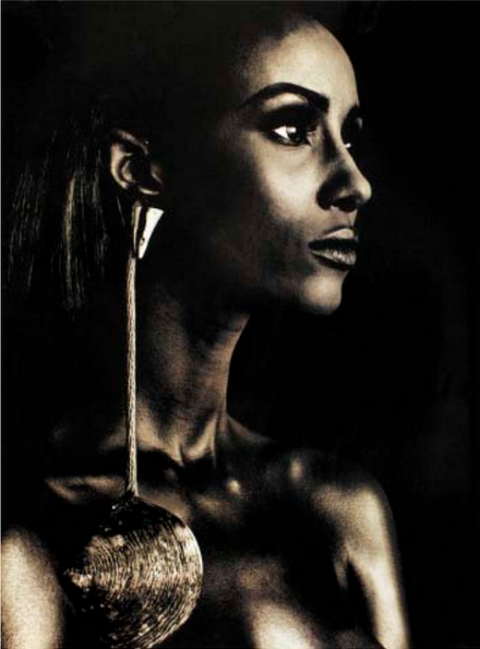Iman. Photographed for the June 1992 issue by Phillip Dixon. Styled by Robert Rufino.
