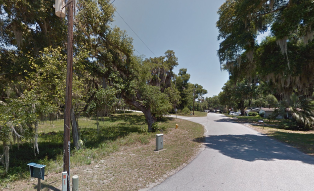 Inverness, Florida, near Henderson Lake. (Image: screenshot from Google Street View)