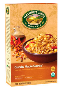 Nature's Path Crunchy Maple Sunrise. (Photo: www.shop.naturespath.com)