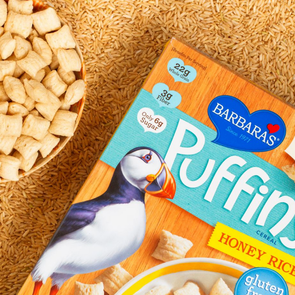 Honey Rice Puffins. (Photo: Facebook/Barbara's Bakery)