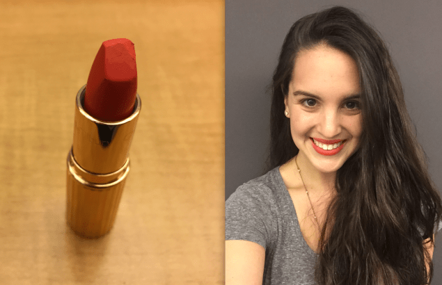 Day 4: Charlotte Tilbury 1975 Red. (Photos: Jordyn Taylor)